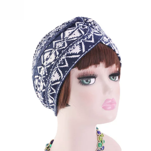 Ethnic style cotton headscarf cap India cap chemotherapy cap Amazon e-commerce supply TJM-412