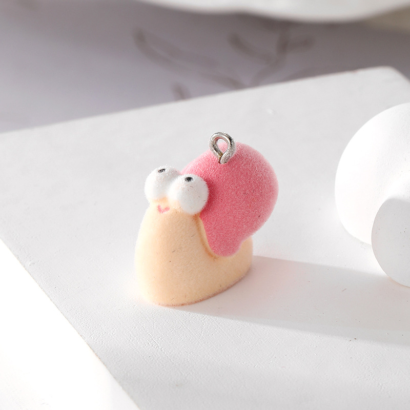 57g Weight Pendant Jewelry Making Type DIY Jewelry Accessories Classification 10 PCS/Package Quantity Resin, Flocking Material Animal Pattern All Seasons Season Epoxy Design Cartoon Style, Cute Style 10 PCS/Package Resin Flocking Animal Pendant 4