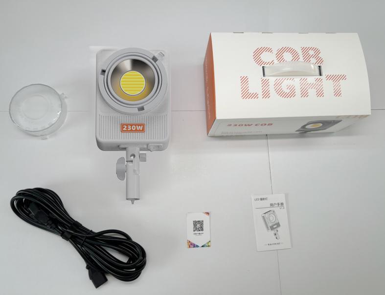 Lámpara de relleno profesional en vivo, luz de relleno de COB de temperatura de dos colores, luz de cámara siempre brillante, sala de estudio en vivo, luz de Meiguang