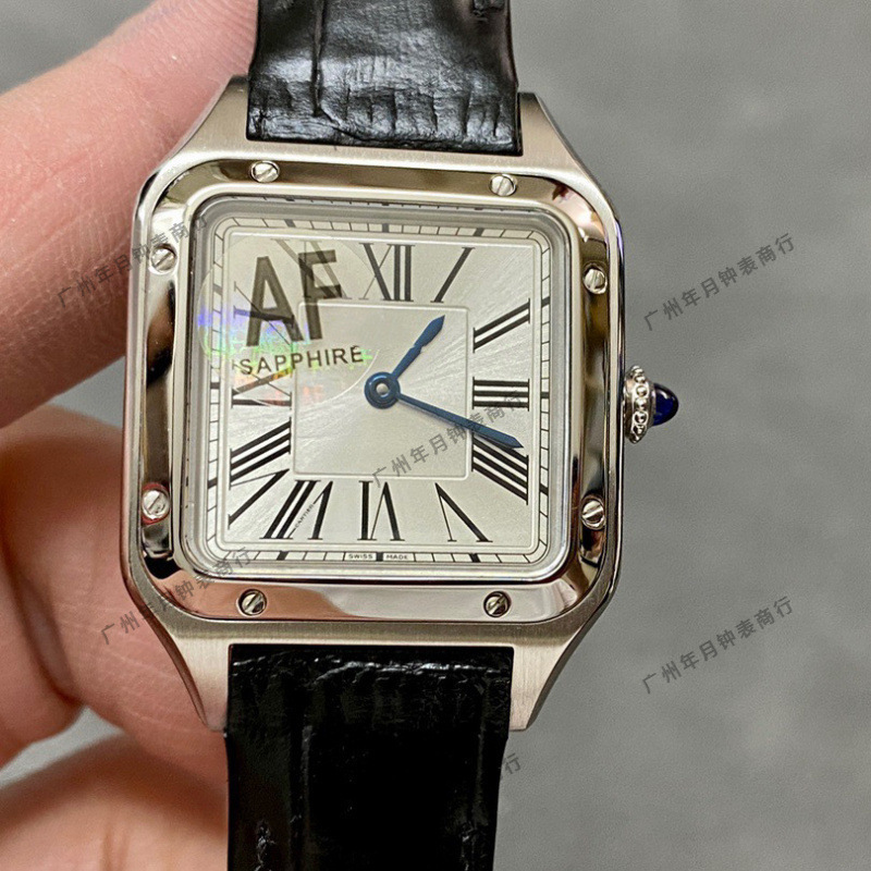 Af F1 Kajia Ultra-Thin Roman Mountain Square Couple Men's and Women's Watch Dumon Waterproof Quartz Belt Watch