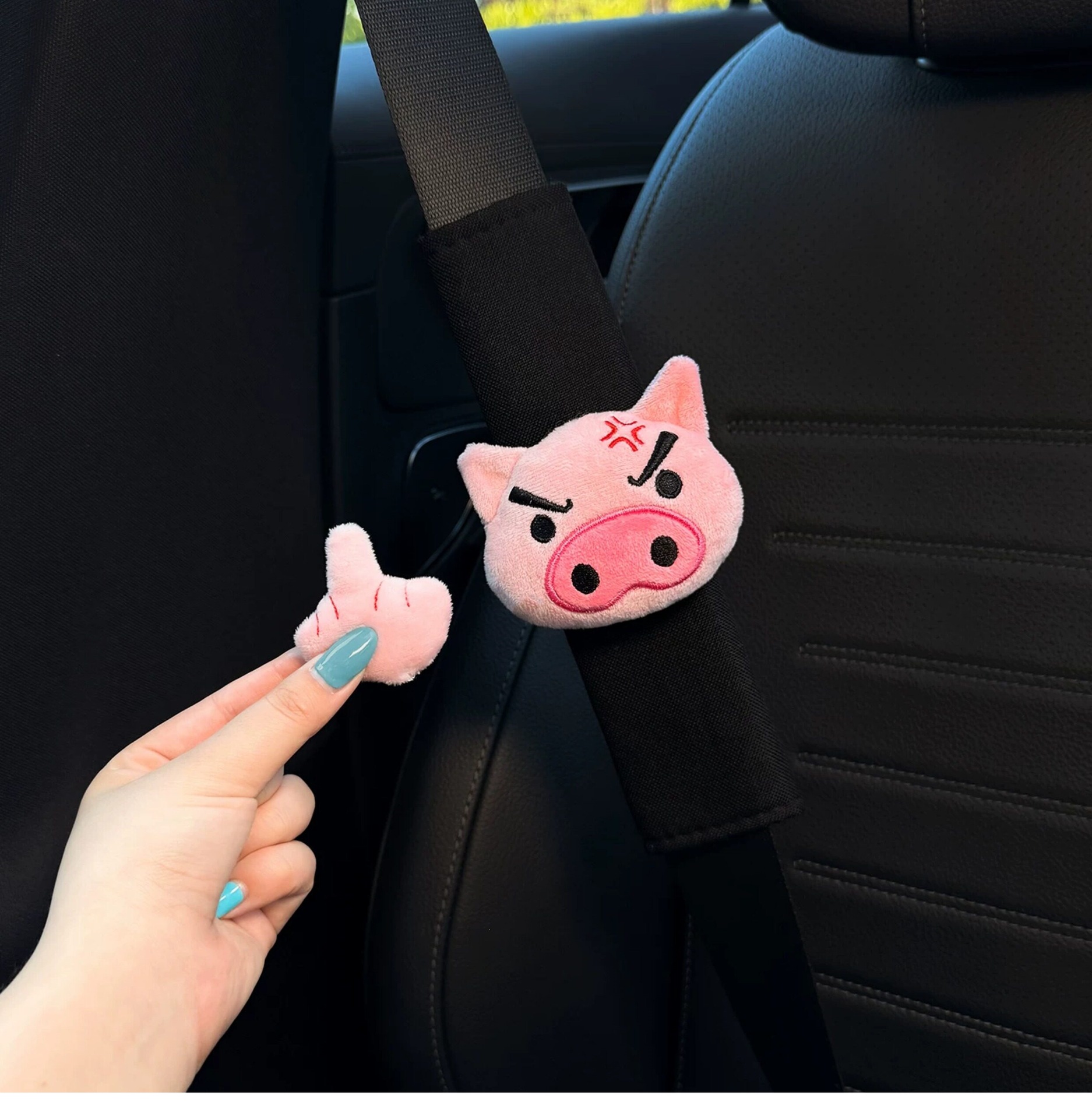 2026 New Car Seatbelt Shoulder Pads, Car Interior Seatbelt Decoration, Anti-Wear Clothing, Cute Couple Set