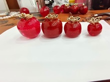 樱桃钥匙扣专用配件diy超大樱桃苹果挂件配件饰品配件