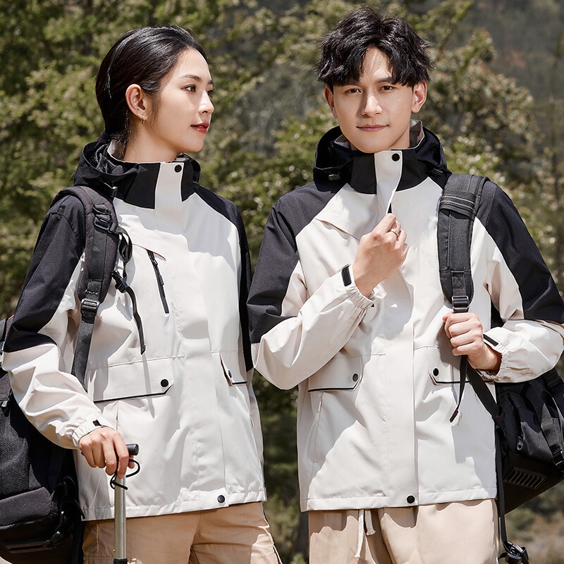 Men's spring and autumn waterproof windproof jacket plus size Spring Sports plus size jacket Autumn New windbreaker