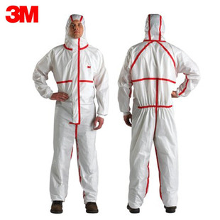3M protective clothing 4565 one-piece light chemical protective clothing sealed hooded pesticide killing disposable dustproof overalls