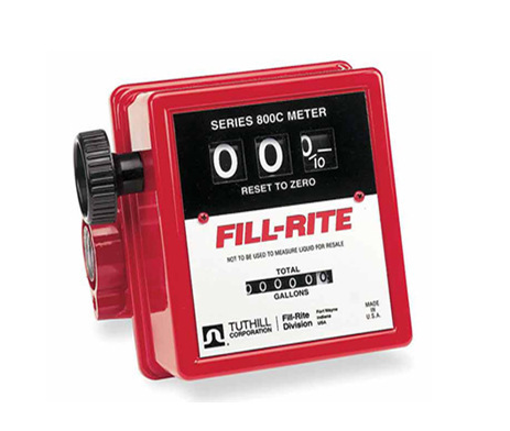 Fill-Rite 3-position mechanical flow meter FR807C TUTHILL