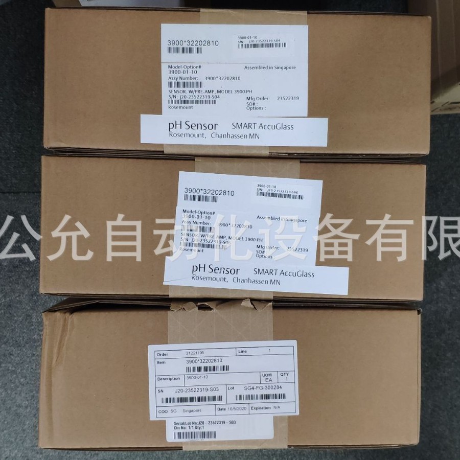 3900,228艾默生Emerson罗斯蒙特rosemount电导率pH分析仪传感器