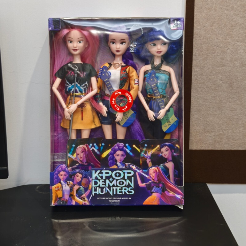 Cross-Border In-Stock K-Pop Hunter Girls Group Vinyl Doll Music 11.5inch Lumiko Zoy Mirra Doll