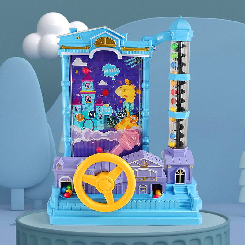 Doudou Electric Villa Children's Educational Ball Catcher Toy Early Education Multifunctional Steering Wheel Ball Game Table