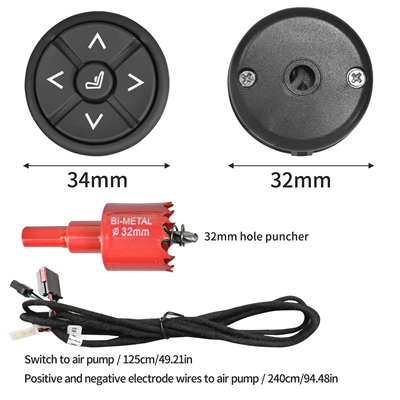 Seats and accessories Pneumatic Massage Pump and
