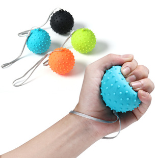 New Silicone grip hand massage ball silicone ball elderly hand rehabilitation massage ball silicone ball