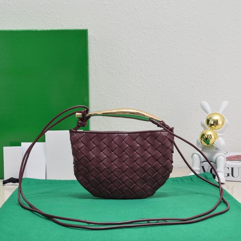 现货BV真皮百搭沙丁鱼包编织包女高级感手提饺子包单肩斜挎包跨境|undefined