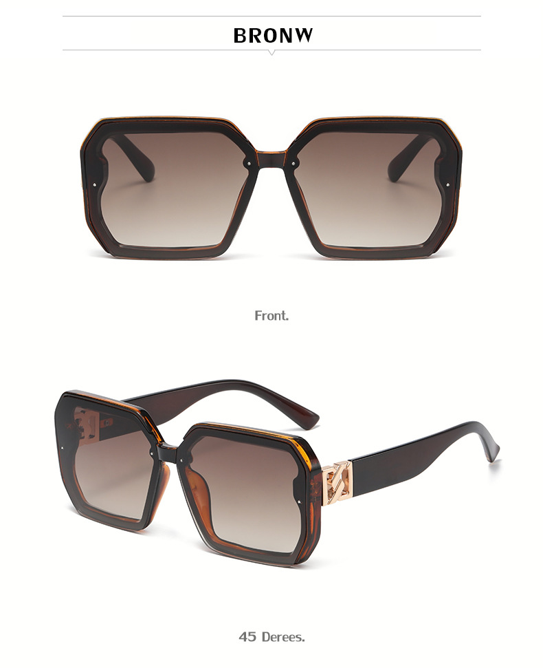 Women's Fashion Geometric Pc Square Sunglasses display picture 5