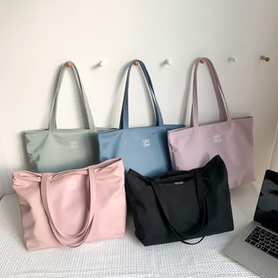 Fresh brand capacious trend one-shoulder bag, South Korea, oxford cloth, for students