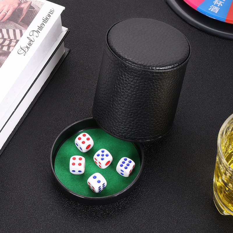 Fleece-forrado silenciador cuero tamiz dados traje bar claro bar mudo tamiz con base