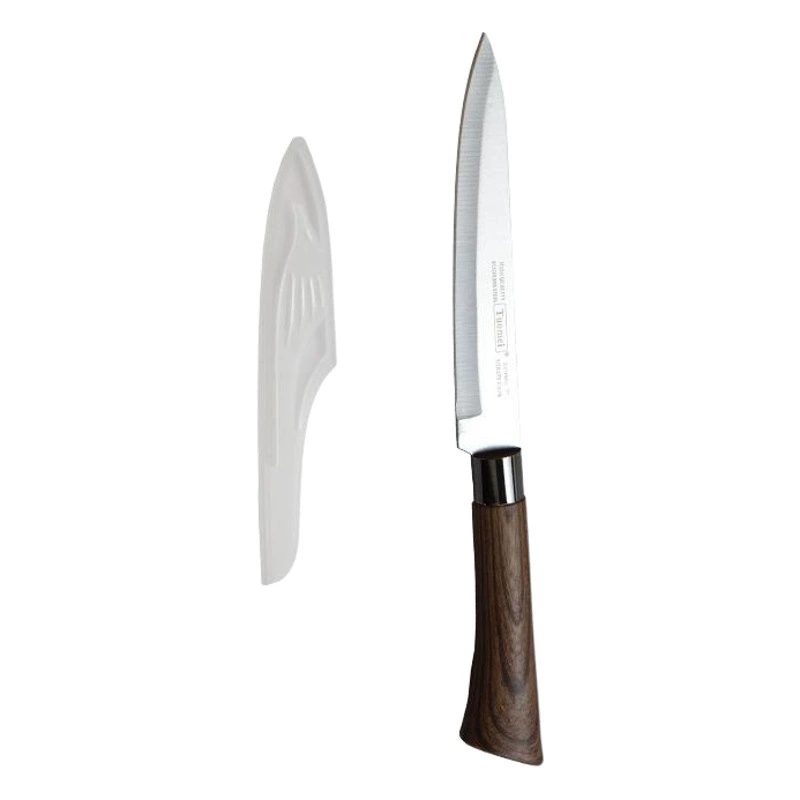 Нож для фруктов оптом портативный многофункциональный кухонный нож для мяса бытовая пищевая добавка нож с деревянной ручкой кухонный нож из нержавеющей стали
