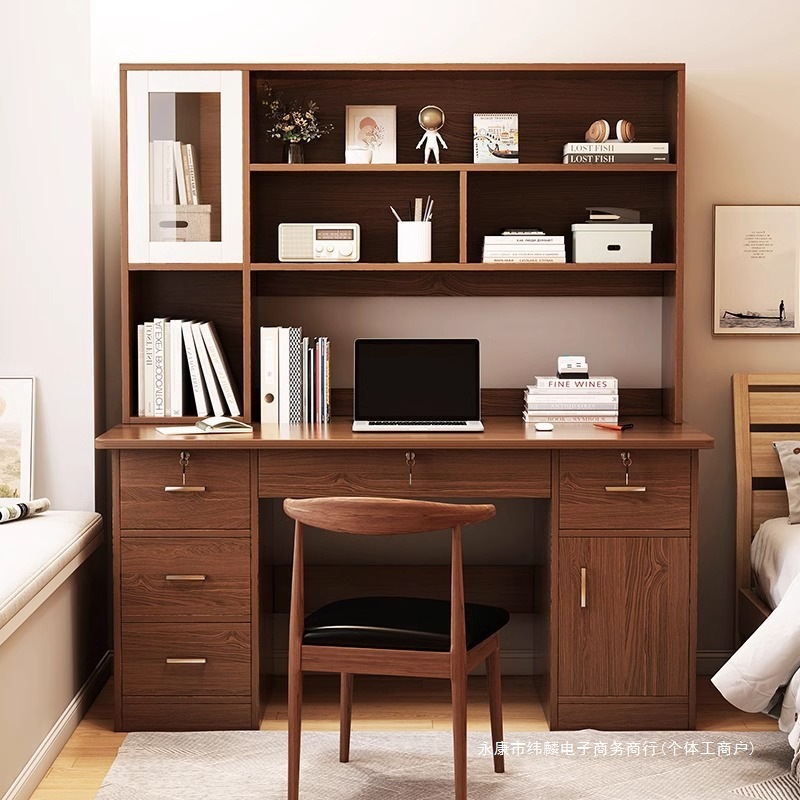 +크로스보더+[서랍5개, 수납장1개] 와일드오크 컬러 140*60*168cm