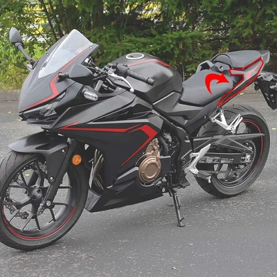 Side Seat Bag Side Cover, Motorcycle frame