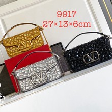 带钻包包2025新款镶钻时尚女包高级感手提单肩斜挎小方包网红流行