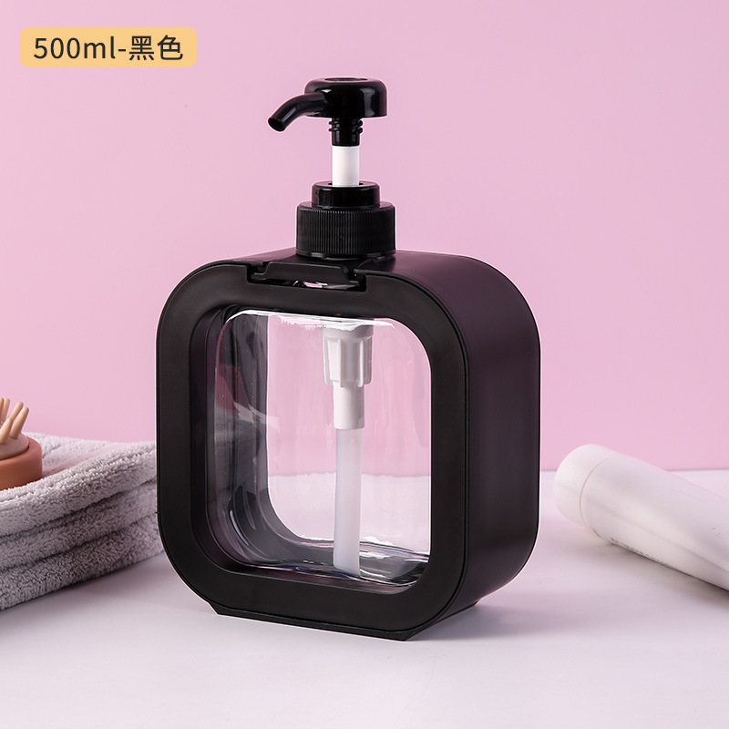 Corea del Sur ins gran capacidad desinfectante de manos viajes botella de paquete de presión detergente de baño champú cubierta de boca de pato