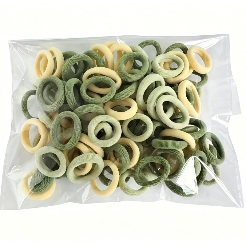 Cabeza de bebés de cabello de color caramelo anillo de cabello de goma de alta elasticidad cabello de mujer no lesionar cabello de cabello tocado de niña