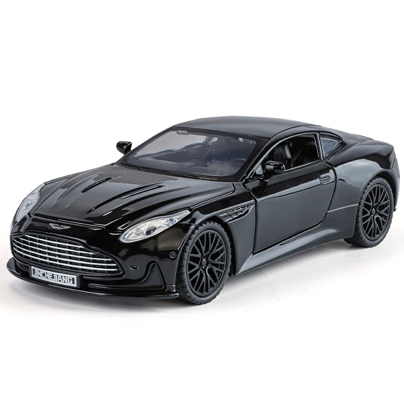 Modelo de coche Lijiaxin 1:32 Martin DB12 coche deportivo de aleación con adornos de sonido y luz