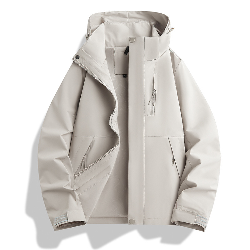 单层冲锋衣夹克定制印logo户外防风防水外套冲锋衣工作服定制潮流|undefined