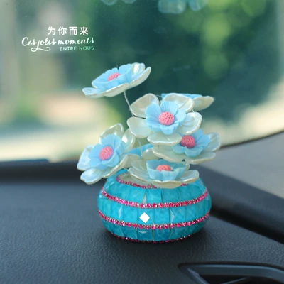 DIY Flowers for Girls, Cute: Perfplant seat - blue-lucky-large