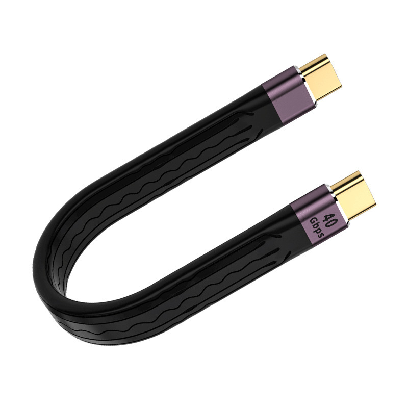 USB C4.0 line supports 8K HD video transmission FPC soft line for full-function lightning 3 short line 40GB