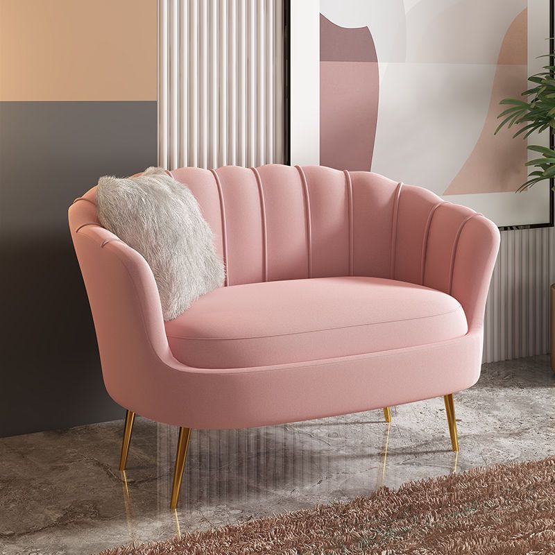 Petal Fabric Sofa Small Apartment High-End Sofa Double Beauty Salon European Sofa Single Cloud Small Sofa