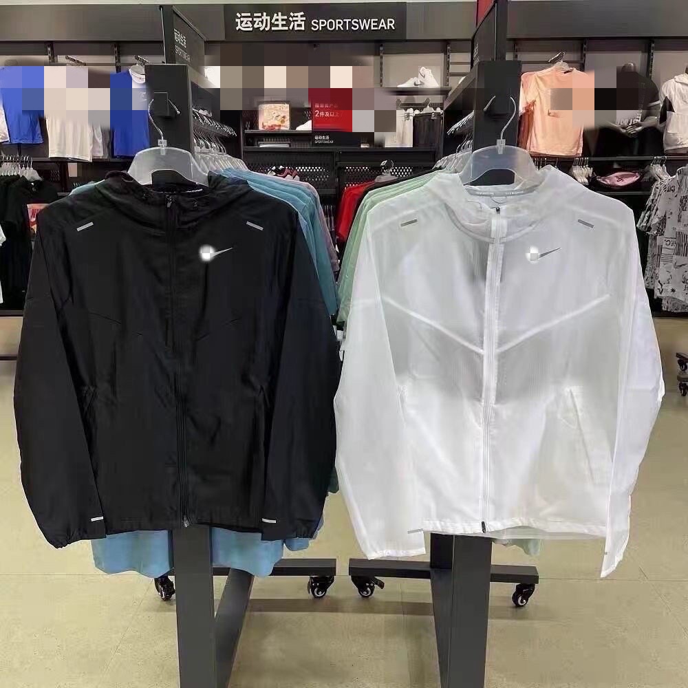 Ck6342 Jacket Men's Spring and Summer New Outdoor Sports Windproof Jacket Ice Silk Breathable Sun Protection Clothing Couple Skin Clothing