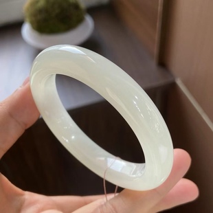 Jinyutang Xinjiang Exquisite Hetian Jade Light Ice Clear Bracelet Lychee Flesh Color Circle Mouth: 55+ Variety of Styles