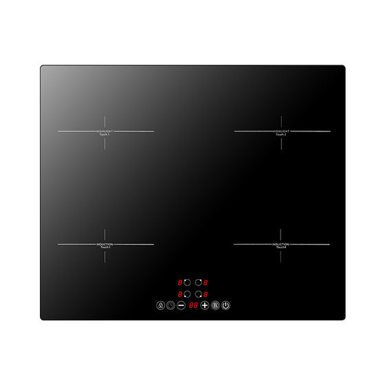 Factory four-head induction cooker commercial multi-head stove heating 4-eye stove light wave stove outlet embedded
