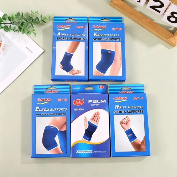 Outdoor Sports Knitted Pads Elbow Pads Spot Wholesale Comfortable Breathable Arm Elbow Pads Sapphire Sports Knee Pads