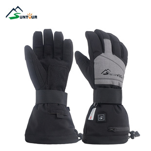 2025 New Waterproof Smart Heating and Warm Outdoor Sports Source Manufacturer Customized Electric Heated Ski Gloves