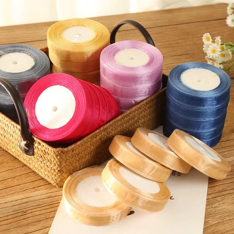 Целая бочка 2,0 см Снежная пряжа лента прозрачная лента ручной работы DIY крючок шляпа аксессуары для волос лента Подарочная коробка Упаковка