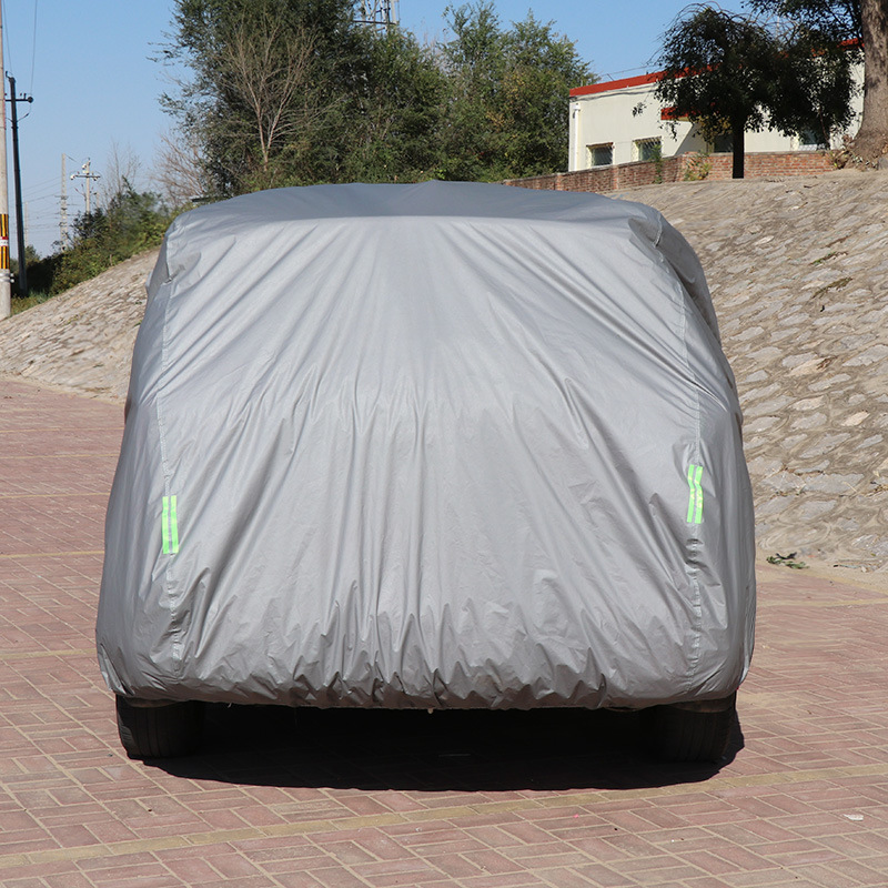 Car Clothing Full Cover Car Cover Velvet Thickened Car Clothing Car Cover Wholesale Cross-Border Sun Protection and Heat Insulation Carcover