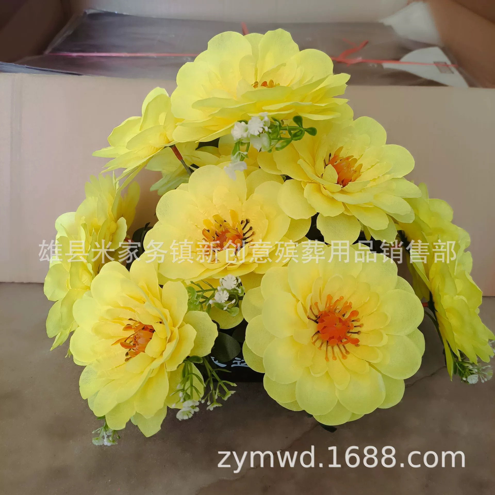 [Искусственные лотосы для盆花 清明盆花 荷花盆 万道殡葬 把花 花束 花篮 花链]