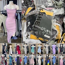shein外贸女装低价批发性感连衣裙包臀裙货源摆地摊工厂多色搭配