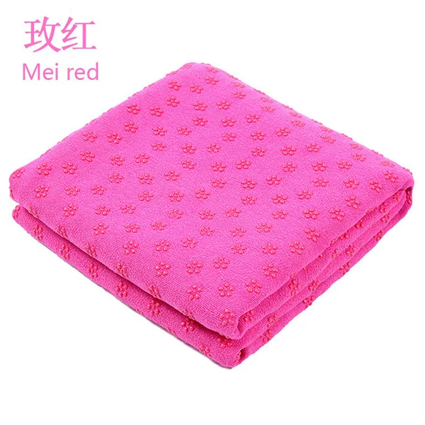 Yoga Towel Thick Non-Slip Sweat-Absorbent Yoga Mat Cloth Fitness Blanket Printed Machine Washable Towel Blanket Mat