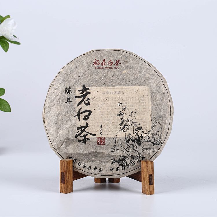 福鼎白茶陈香枣香寿眉老白茶饼 350g 陈年老白茶 厂家批发