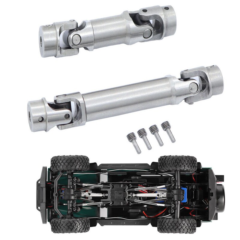 Traxxas 1/18 TRX-4M Land Rover Defender Ford Fiema Stainless Steel Drive Shaft Upgrade Accessories