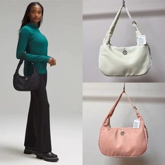 新品lululemonminiショルダーバッグ4L潮牛角カバンショルダーバッグ脇下カバン饺子バッグ
