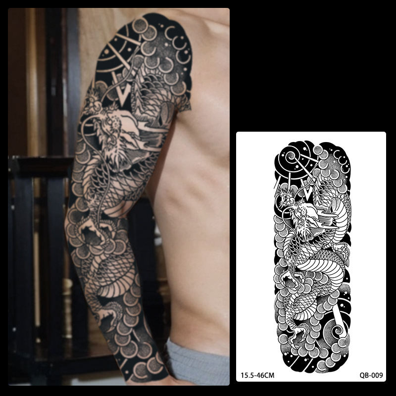 Brazo de flor de brazo completo Parche de tatuaje a base de hierbas Hombres y mujeres Jugo de larga duración impermeable Sentido avanzado no reflectante Nuevo estilo 2025