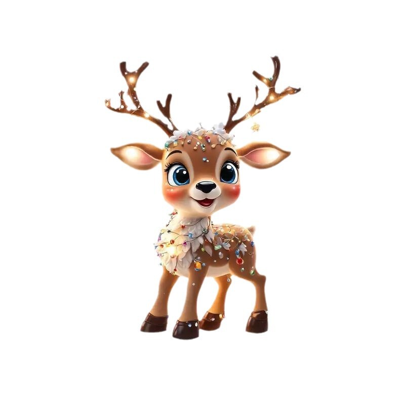 クリスマスの新型のヘラジカのクリスマスツリーはアクリルの平面の自動車のバックミラーを飾って家の装飾の現物を掛けます。|undefined