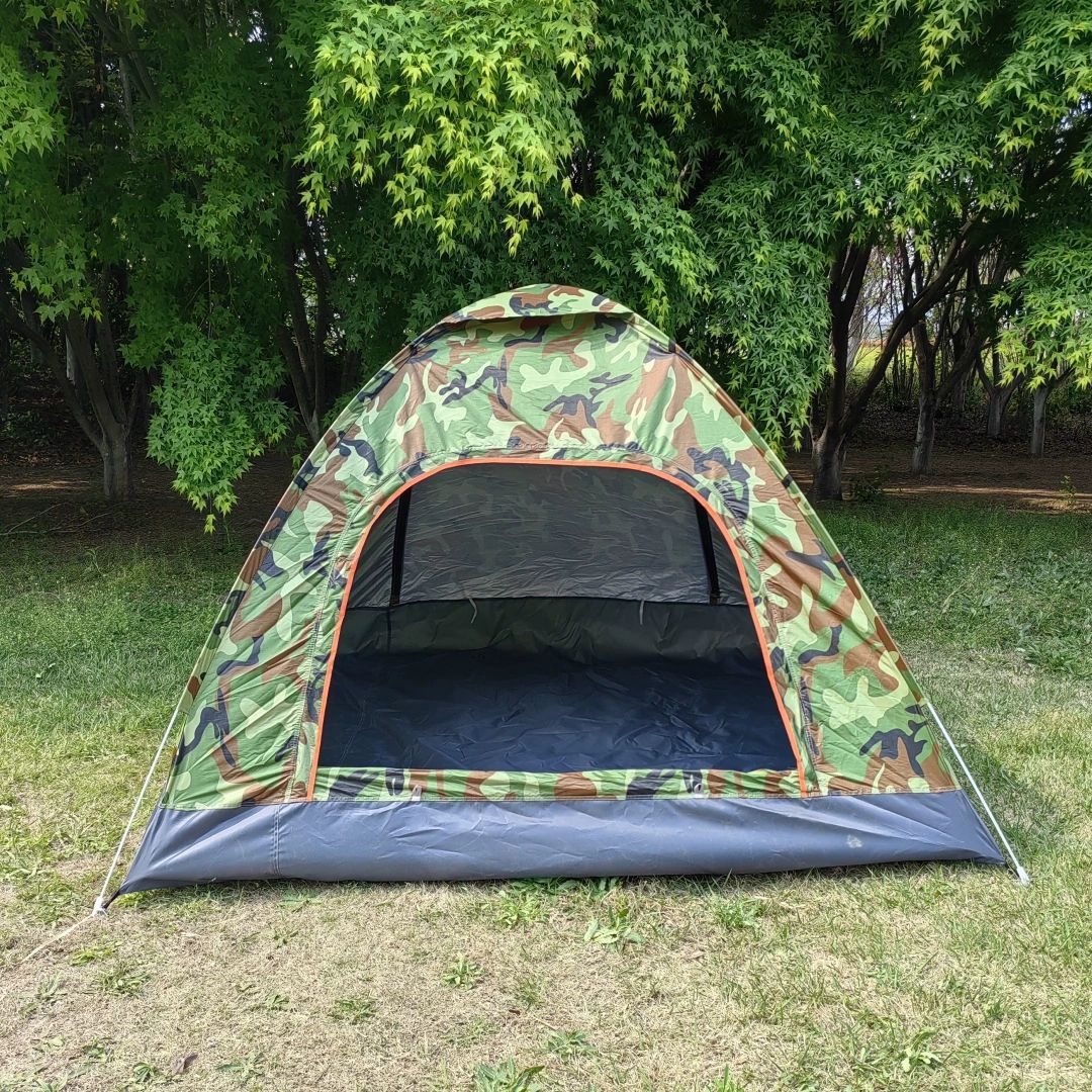 Tiendas de campaña al aire libre de venta caliente transfronterizas, portátiles para un solo doble, apertura rápida automática, protección solar para acampar, lanzamiento de mano ultraligero