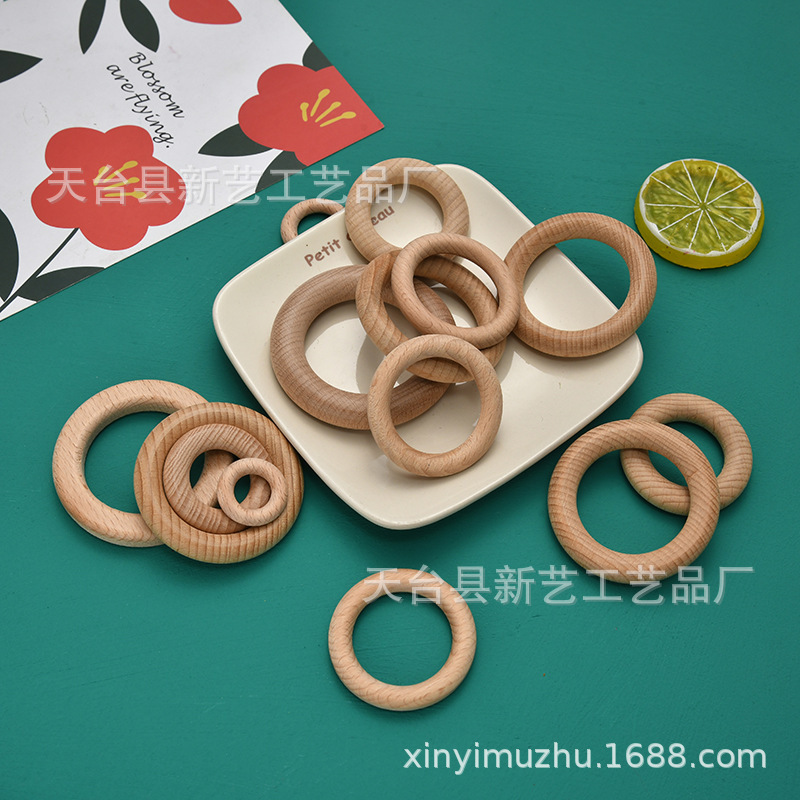 スポット25-70mmケヤキ歯磨き木リング原木色木リングdiyアクセサリー吊りリングハンドバッグバックル木リング|undefined