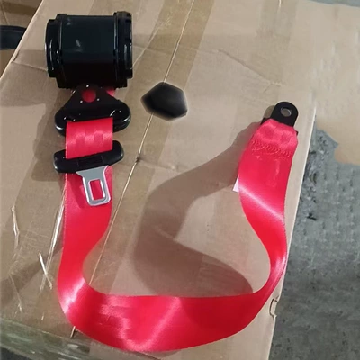 Car seat belt Cargo Vehicles, Driver and Passenger Side - red-plastic-k3-retractor