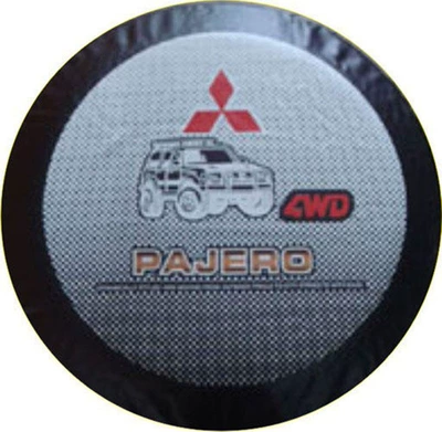 Spare wheel cover – Pajero V73 Cheetah Black Gold - 14inch-65-69cm-mi-15