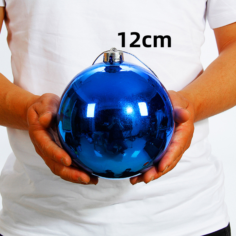 Dragón Tigre Bola de Navidad decoraciones del árbol de Navidad gran Bola brillante galvanoplastia bola de color bola colgante centro comercial bar decoración del techo