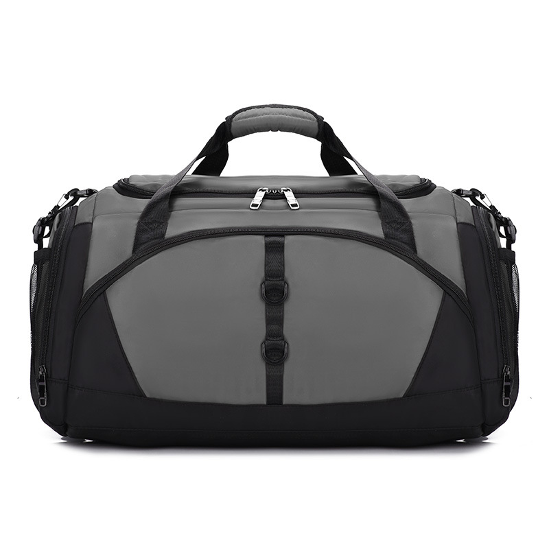 Unisex, large capacity, simple and casual travel bag with shoe compartment, handbag, and can be fitted with a trolley handle.